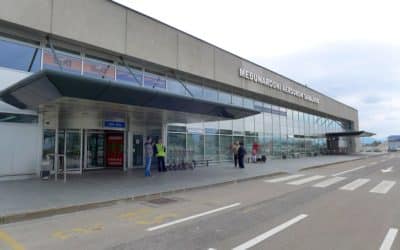 Sarajevo International airport in Sarajevo (SJJ)