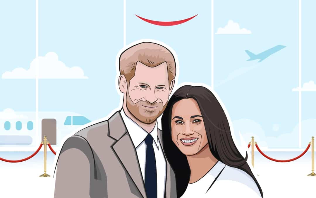 Harry & Meghan Flying Commercial for Their Visit to Cape Town