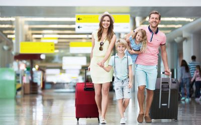 8 Tips for traveling with families in the airport.