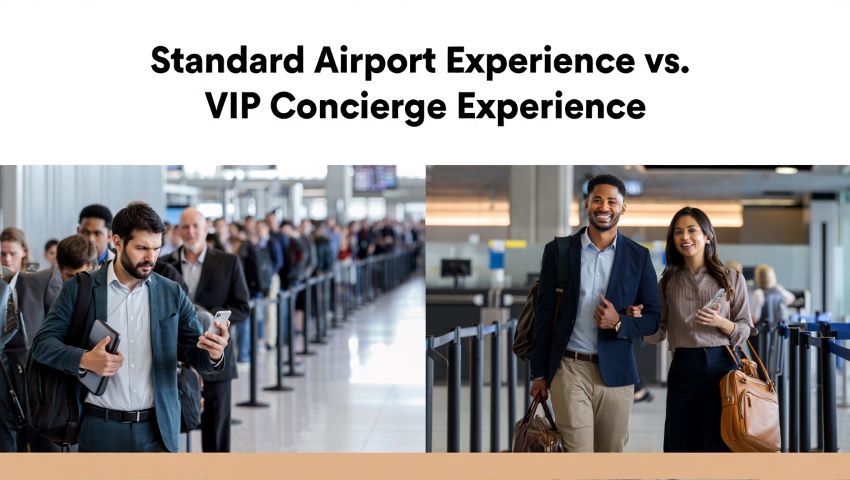 Standard Airport vs. VIP Concierge Experience