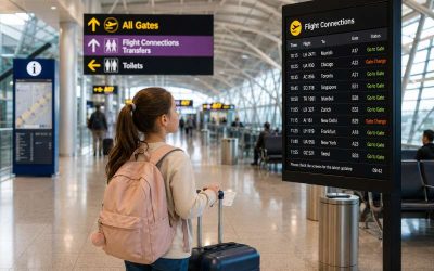 Airport Layovers for Solo Child Travelers: How to Make Connections Safer and Less Stressful
