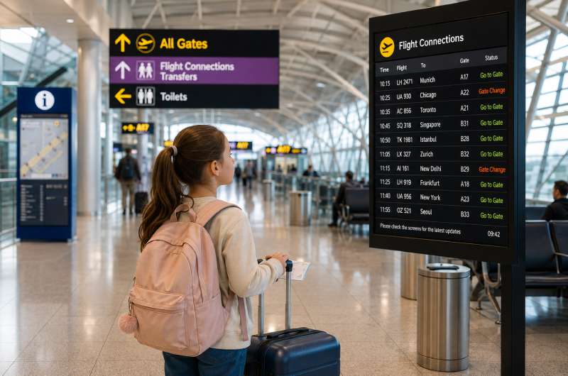 Airport Layovers for Solo Child Travelers