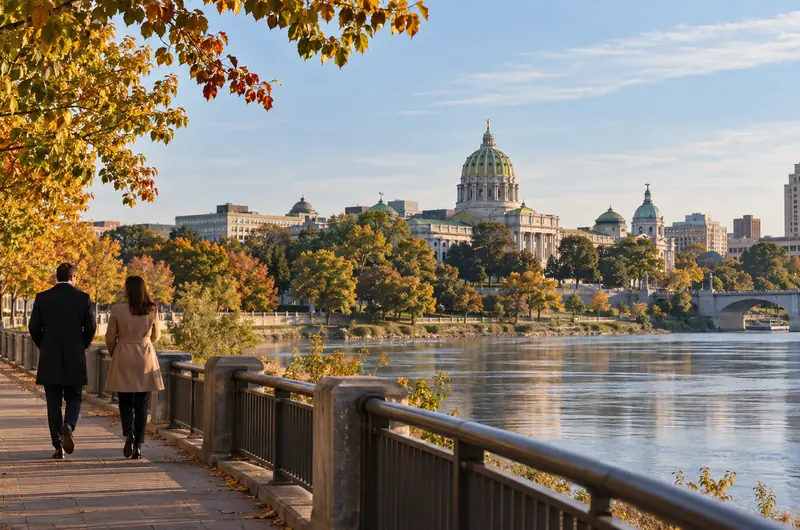 Business-Travelers-at-Harrisburg-Riverfront Business-Travelers-at-Harrisburg-Riverfront