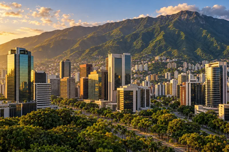 Caracas-Business-District-With-Avila