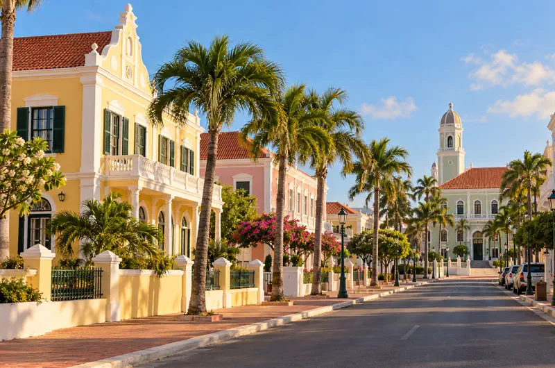 Oranjestad-Business-District Oranjestad-Business-District