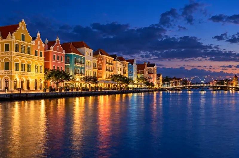 Willemstad-Business-Waterfront-At-Blue-Hour Willemstad-Business-Waterfront-At-Blue-Hour
