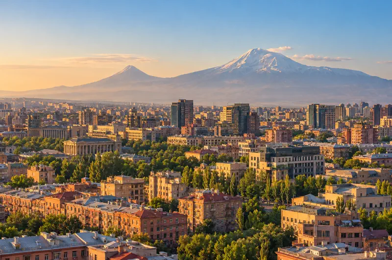 Yerevan-Business-Cityscape-With-Mount-Ararat Yerevan-Business-Cityscape-With-Mount-Ararat
