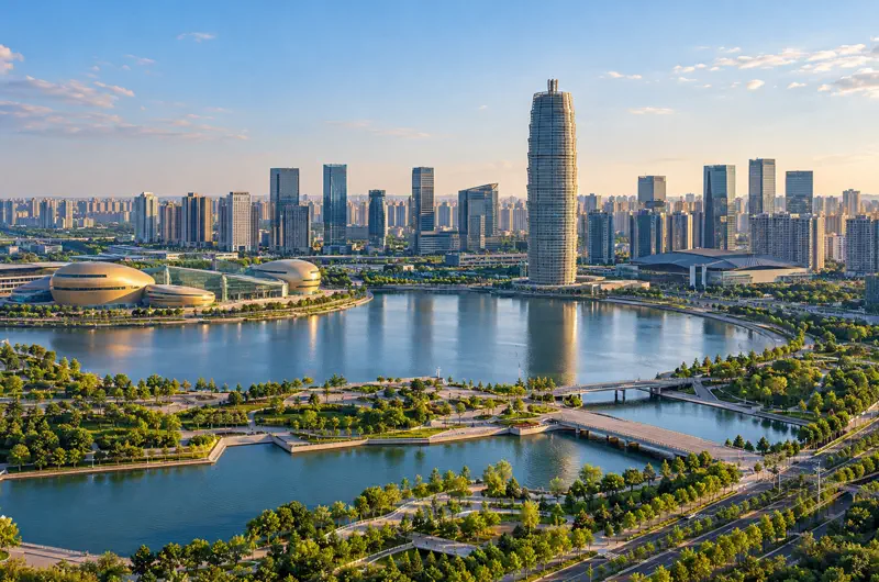 Zhengzhou-Business-District-Cityscape